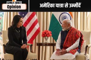 PM Modi with tulsi Gabbard