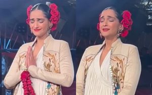 Sonam Kapoor gets emotional