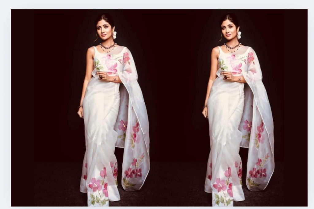 Shilpa Shetty White Saree Looks: एकदम हूर की परी लगेंगी आप स्टाइल करें शिल्पा की ये 3 साड़ियां