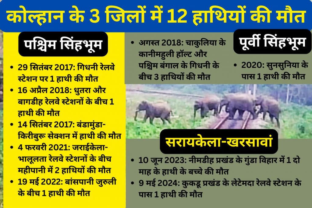 Jharkhand News Elephant Ai Indian Railways News Today