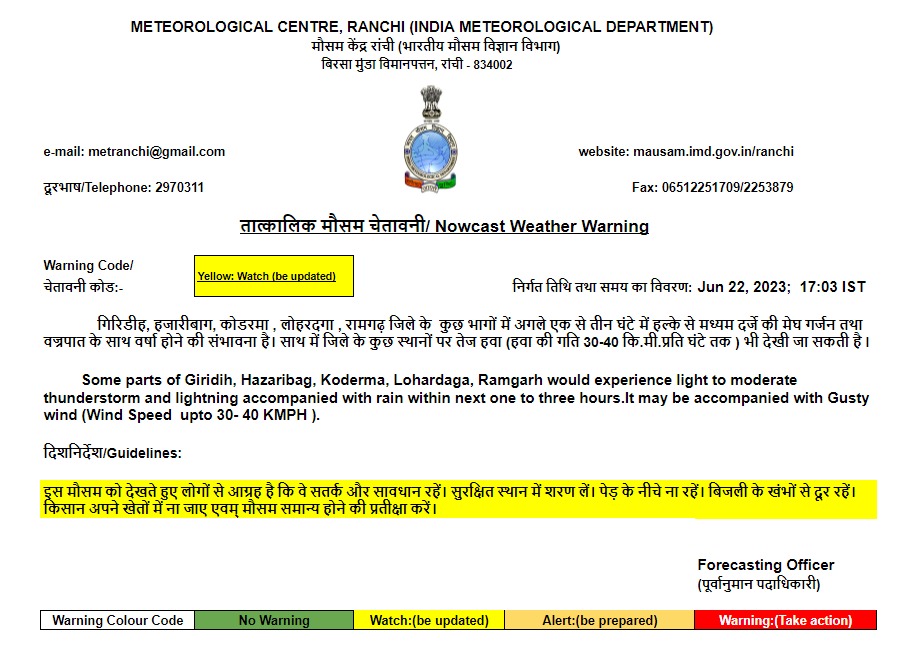 Weather Forecast: दिल्ली में बारिश की संभावना, जानें UP-बिहार सहित अन्य राज्यों के मौसम का हाल