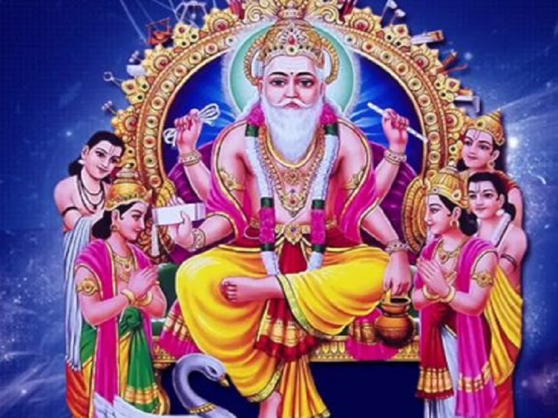 Happy Vishwakarma puja 2023 :ॐ विश्वकर्मणे नमः इनकी महिमा है न्यारी विश्वकर्मा पूजा पर दें शुभकामनाएं